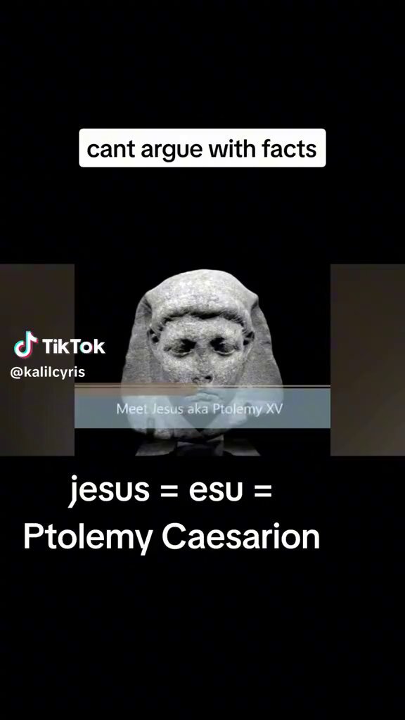 This is an update to my previous post. Not sure if it’s ascension symptoms or what, but I only slept 3 hrs last night, and I’m not on my game today. 😬 Jesus’ real parents were Julius Caesar and Cleopatra
