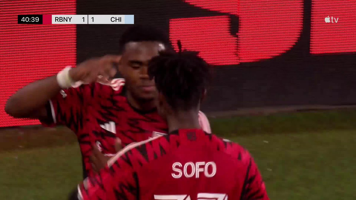 Serge Ngoma slots it home to find the equalizer for New York Red Bulls!