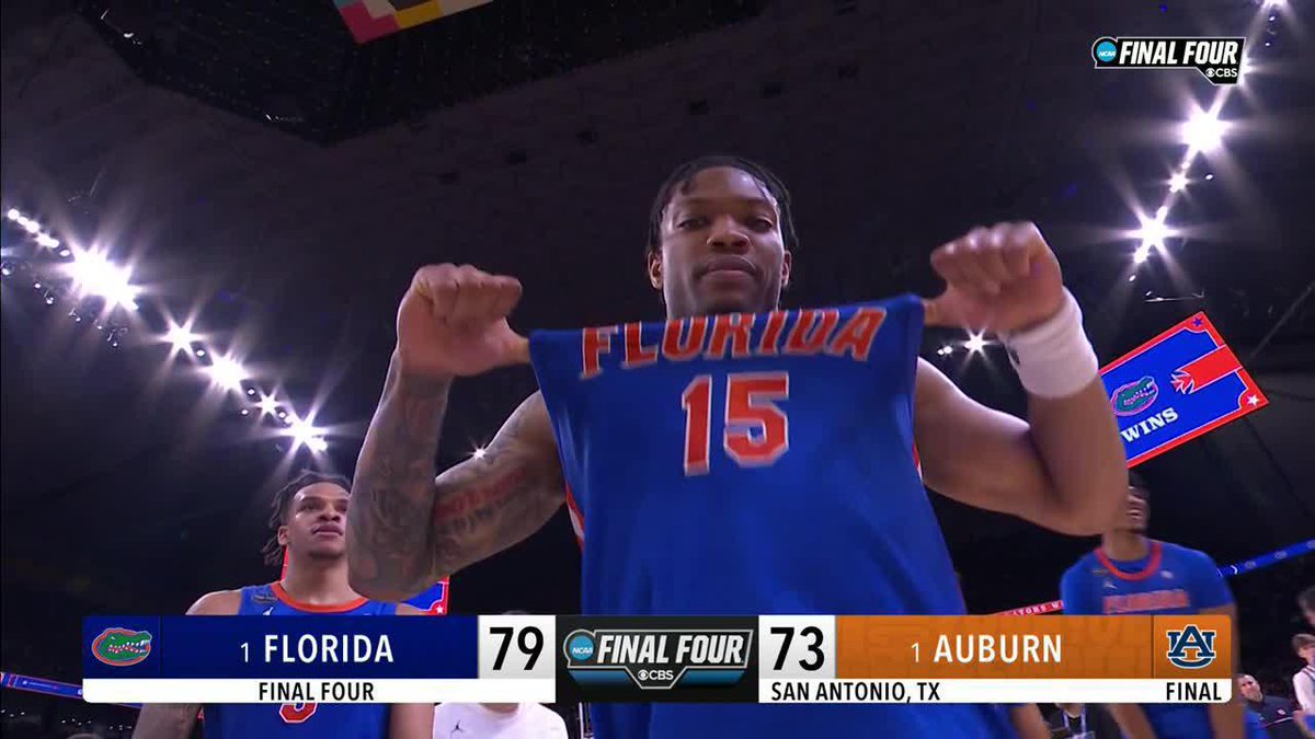 THE GATORS TAKE DOWN THE OVERALL NO. 1 SEED AUBURN TO ADVANCE TO THE NATIONAL CHAMPIONSHIP 🐊🔥
