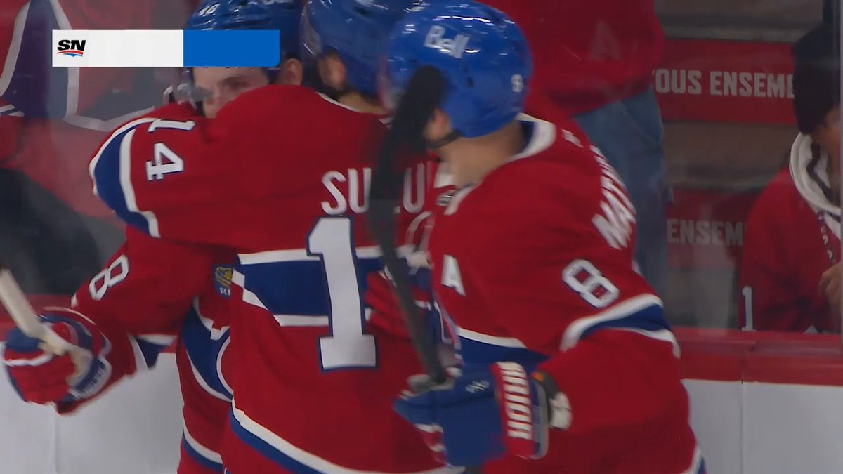 LANE HUTSON 🚨 The rookie sensation gives the x - Canadiens Montréal the lead! 📺: Sportsnet or stream on Sportsnet+ ➡️