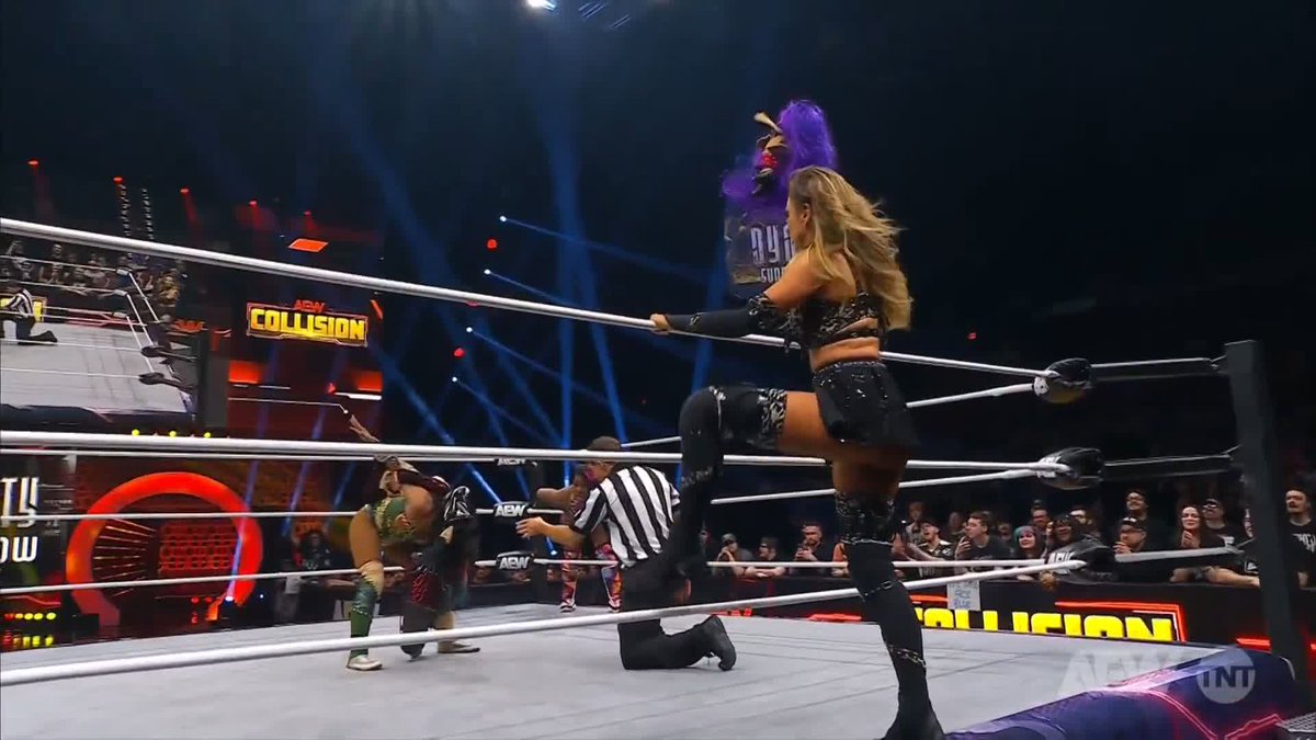 USE THE PUPPET! Watch #AEWCollision on TNT + Max Último Moné | Harley Cameron | julia hart | Athena is ROH & All Elite!