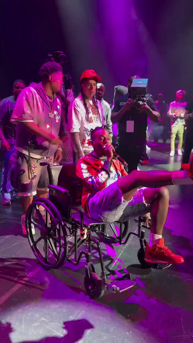 Sauce Walka took the stage for the first time today since the Memphis incident. 👏