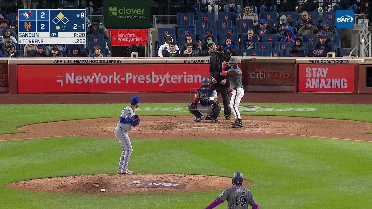 Mets fans were counting down the pitch clock prematurely to try to rush Nick Sandlin