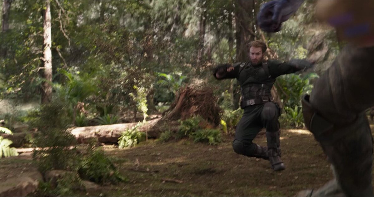 Captain America vs. Thanos Avengers : Infinity War