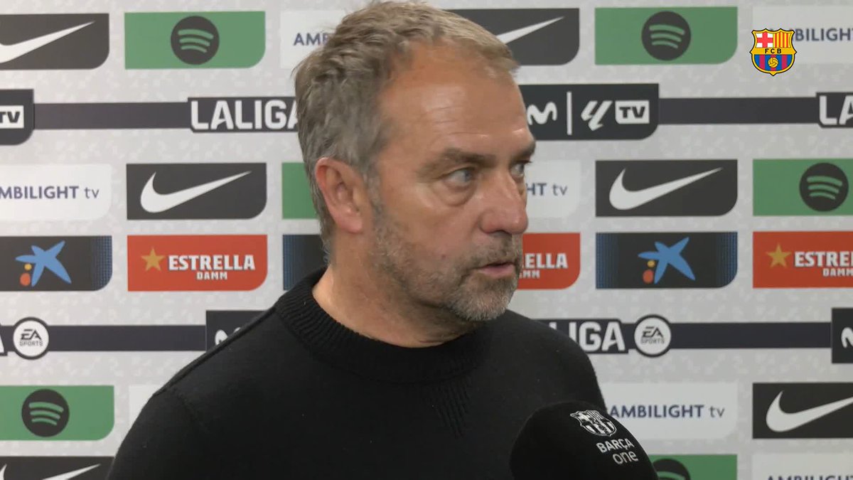🎙️ HANSI FLICK: “You saw it today, the fans support us a lot."