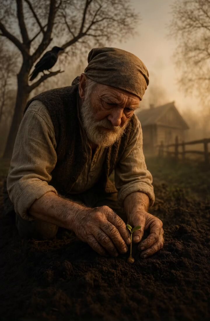 Посадил дед репку. Версия ИИ.