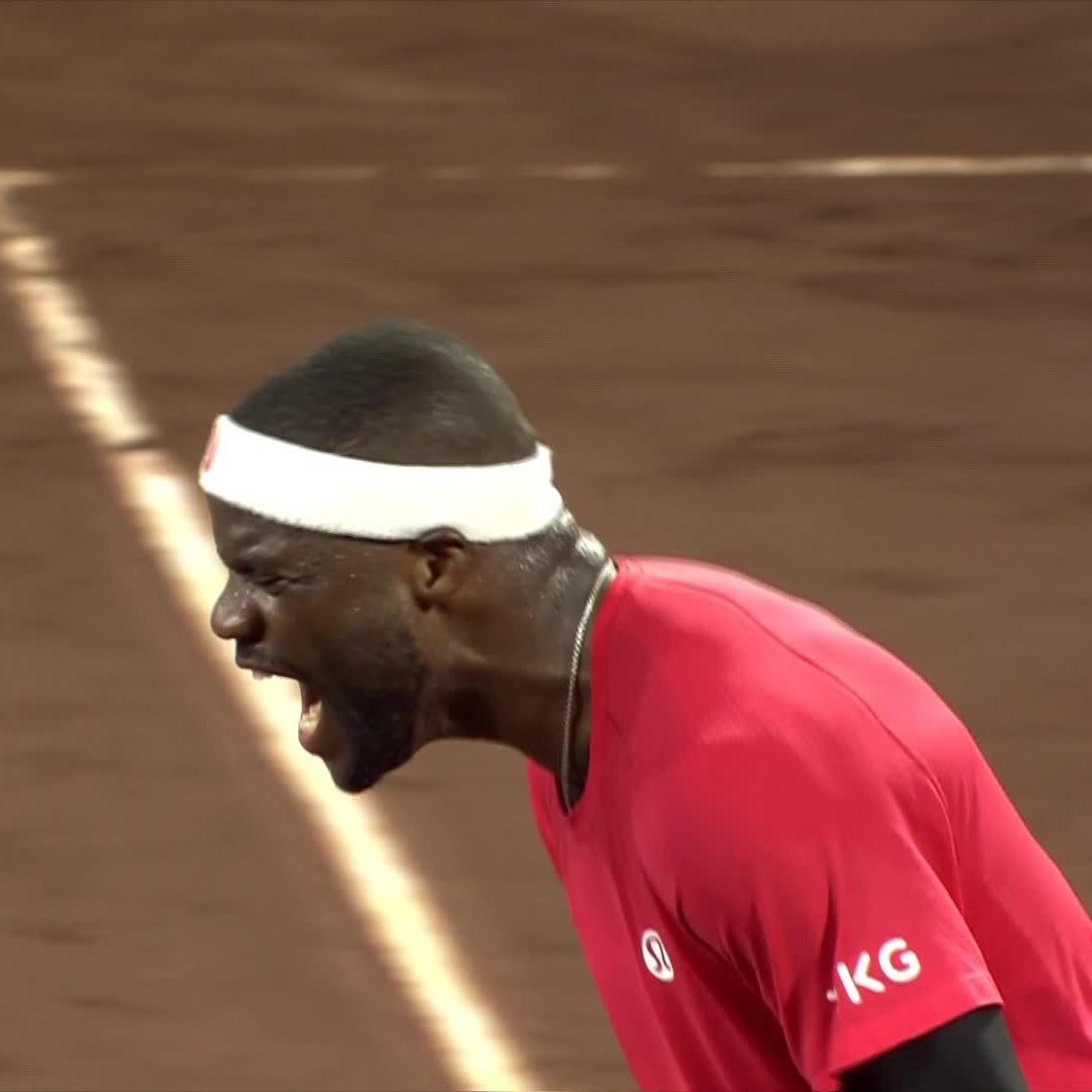 2023: 🏆 2024: 🥈 2025: ❓ Frances Tiafoe returns to the Houston final for the third straight year by defeating Nakashima 6-4 7-6. #USClay