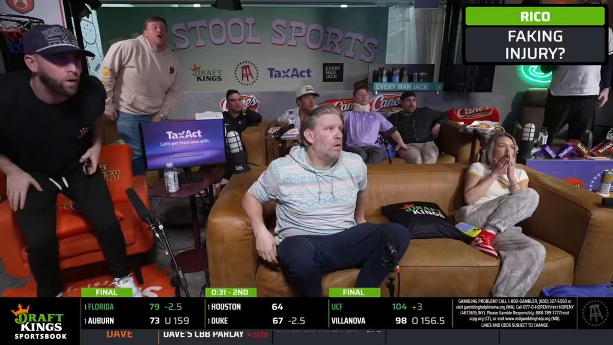 Dave needed Duke to win for $200k Rico was rooting for Houston, but tried to get Dave to buy him out A friendship was ruined in a matter of moments Dave Portnoy Rico Bo$co