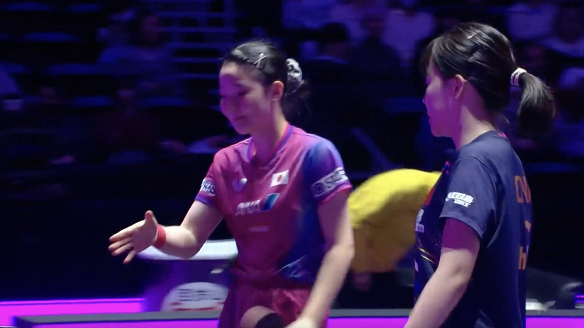 張本美和 陳幸同に3戦目で初黒星。 追い上げを見せるも敗れ、準決勝で敗退。 #WTTチャンピオンズ仁川 2025🇰🇷 ■女子シングルス準決勝 🇯🇵#張本美和 2-4 陳幸同🇨🇳 4-11/11-5/5-11/7-11/11-5/6-11 🔴LIVE配信・スコア速報▶️ #卓球 #テレ東
