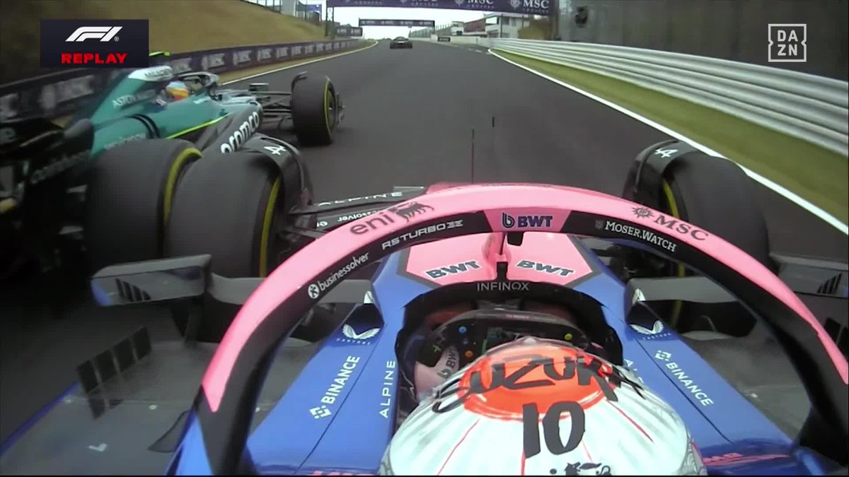 PERDÓNEME QUE INSISTA 🔥🔥 Los nervios de acero de Fernando Alonso para adelantar a Gasly sin concederle ni un MILÍMETRO de más #JaponDAZNF1 🇯🇵