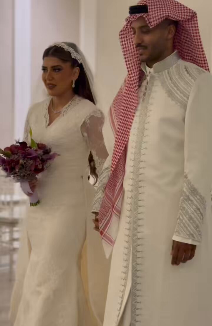 من حفل زفاف نايف هزازي وهديل 💍❤️