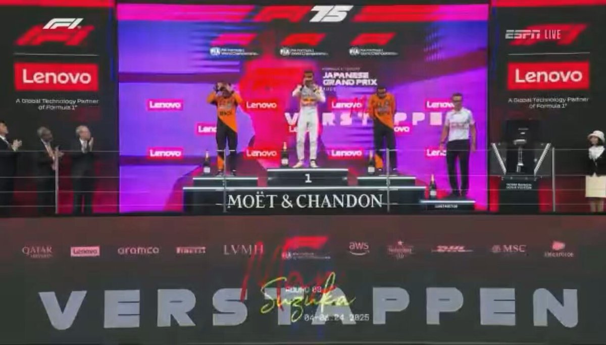 THE DUTCH NATIONAL ANTHEM IN SUZUKA!