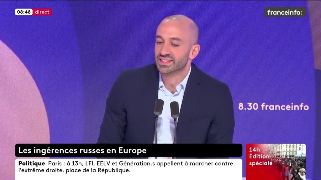 Guerre en Ukraine : "La Russie continue son agression sur le terrain, continue à avoir des objectifs maximalistes", dénonce Benjamin Haddad, ministre délégué chargé de l'Europe
