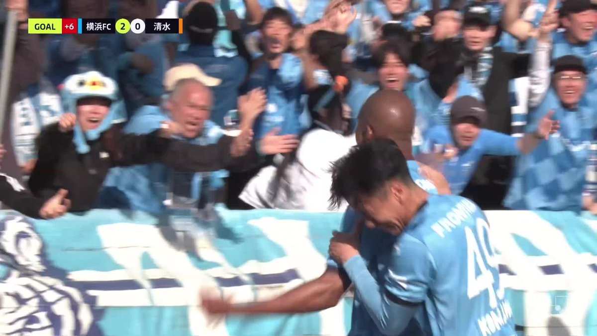 アディショナルタイムにダメ押しの追加点！ 🎦 ゴール動画 🏆 明治安田Ｊ１リーグ 第9節 🆚 横浜FCvs清水 🔢 2-0 ⌚️ 90+7分 ⚽️ 櫻川 ソロモン（横浜FC) #Ｊリーグ