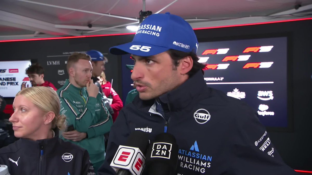 🗣️ Carlos Sainz tiene claro el margen que necesita para empezar a mostrar todo su potencial con Williams #JaponDAZNF1 🇯🇵