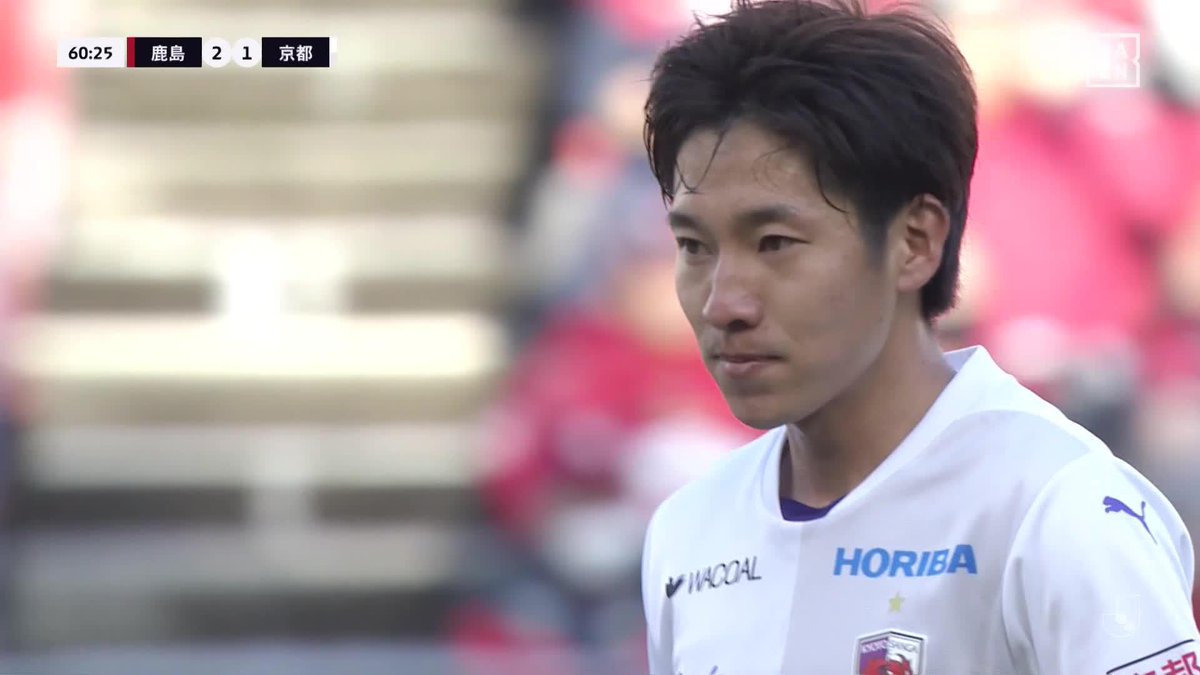 流れが変わるか #奥川雅也 こぼれ球に鋭く反応🔥 京都が1点差に詰め寄る 🏆明治安田J1第9節 🆚鹿島×京都 🆓#DAZN LIVE配信中 #Jみようぜ #Jリーグ #鹿島京都