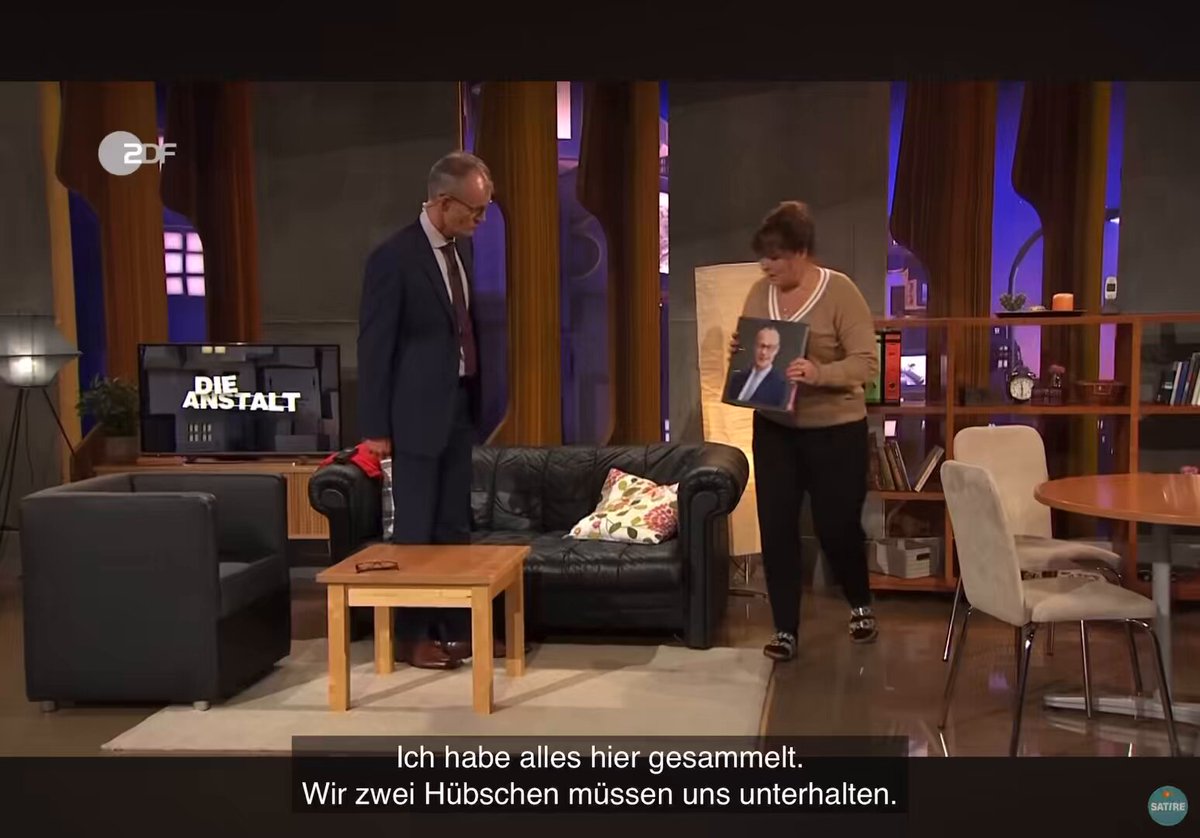 „Das heißt wenn ich zweimal zu spät komme, krieg ich die Leistung gestrichen? Und du Herr Friedrich Merz kommst 20 Jahre zu spät, und wirst mit einer Kanzlerkandidatur belohnt?“ #DiaAnstalt zerlegt die Union 🫳 🎤