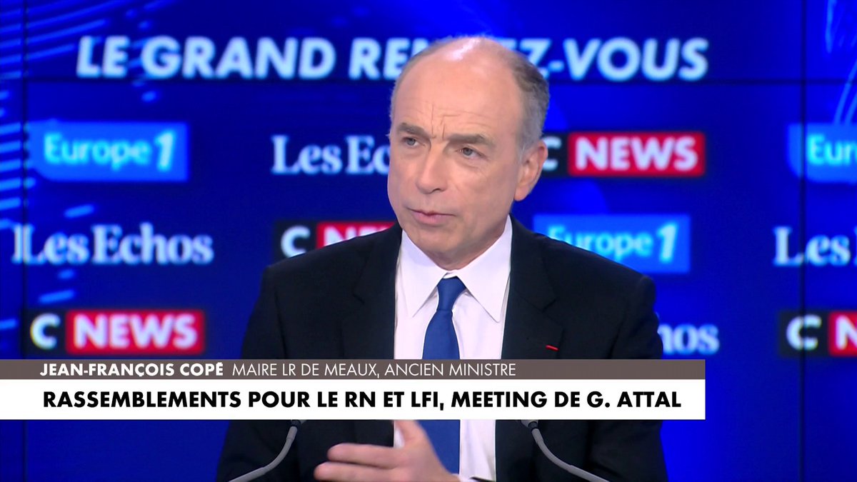 Jean-François Copé, sur la condamnation de Marine Le Pen : «L’Etat de droit est l’idée que le droit prédomine sur le pouvoir politique», dans #LeGrandRDV
