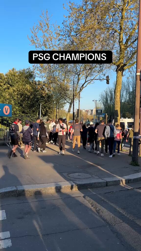 Des supporters se sont étonnés du calme autour du Parc des Princes après le titre remporté hier soir 🥶