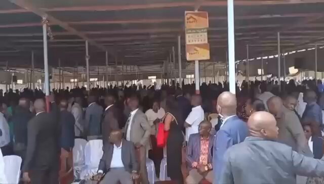State sponsored goons stormed and briefly interrupted a church service at PCEA Mwiki-Kasarani, where Rigathi Gachagua is in attendance, but the locals overpowered them.