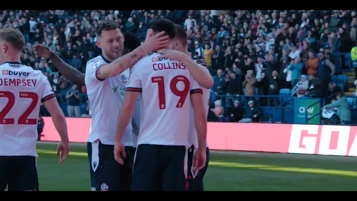 🐟 Aaron Collins rising like a salmon to net the all-important goal! #bwfc
