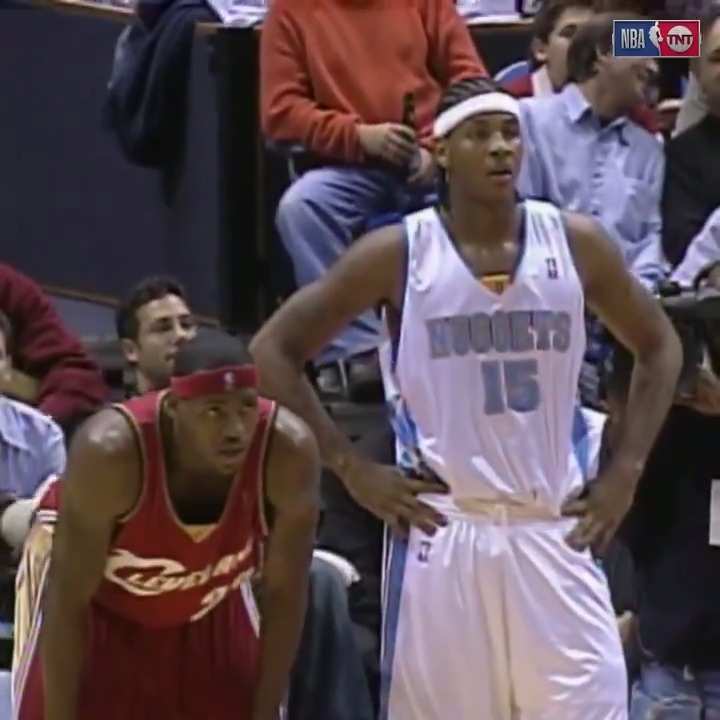 Bron &amp; Melo have been going at it since 2003 🔥