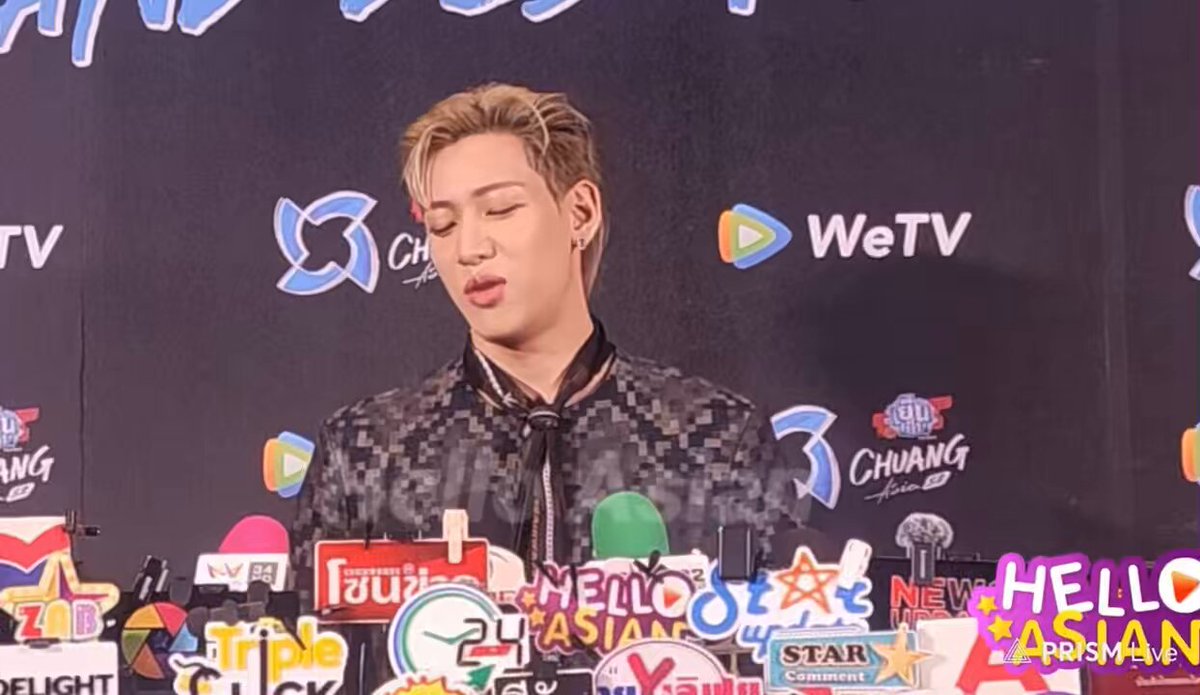 ถึงจุดที่ศิลปินแช่งมิจฉาชีพกลางวงสื่อละ น้องแบมบอกที่พี่เจฟแช่งว่าขี้หักในมันยังไม่พอ มันยังเอาออกได้ น้องเลยแช่งบอกขอให้โดนหลอกกลับ ขอให้ไส้พันกัน อะไรเนี่ย555555555555555555 #BamBam #뱀뱀 BamBam🇹🇭