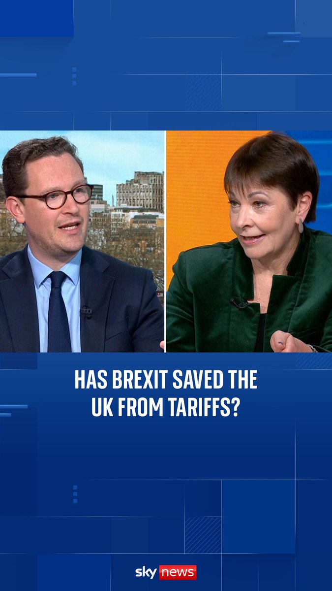 Labour's Darren Jones MP says Brexit's lower tariffs are a surprising benefit, while Caroline Lucas tells Trevor Phillips the UK faces a "double whammy" with no EU membership and 10% US tariffs.