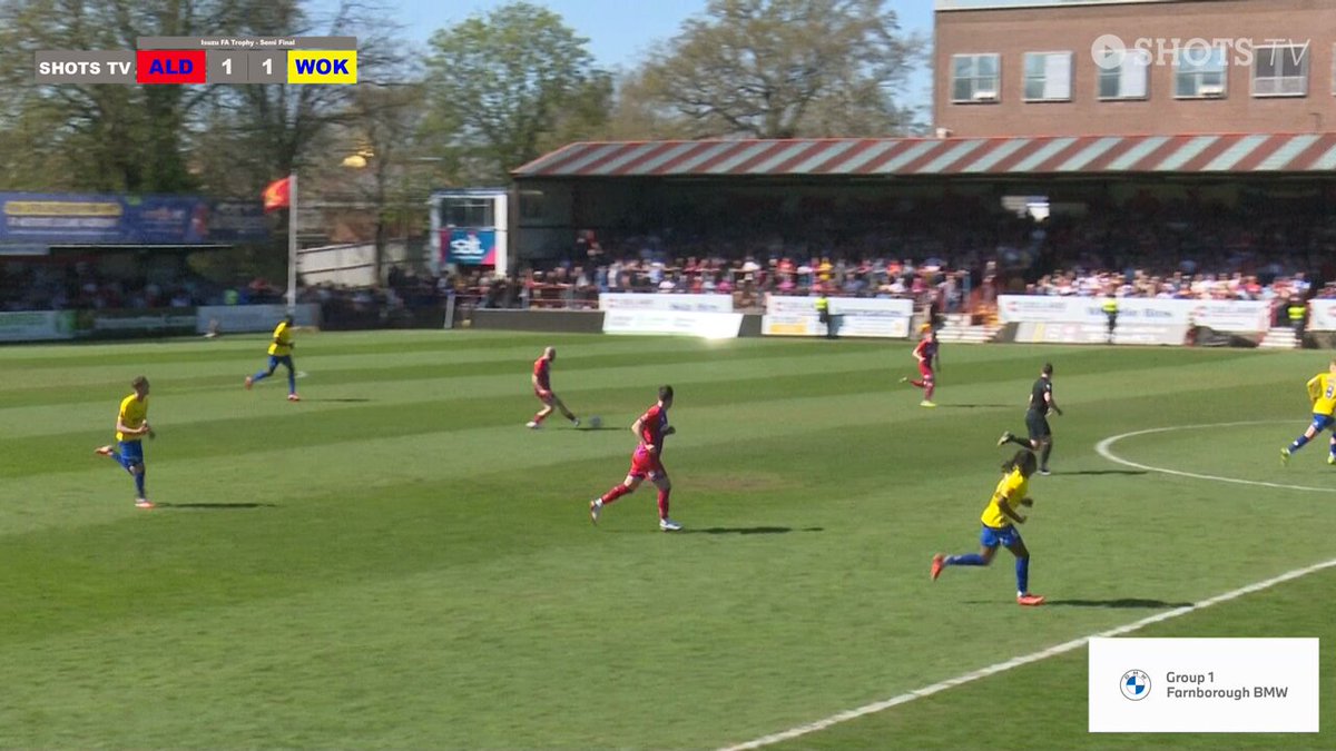 The goal that took us to Wembley 🥹 What an incredible moment ❤️💙 Full highlights from yesterday's Isuzu FA Trophy Semi-Final win over Woking are now available 👇