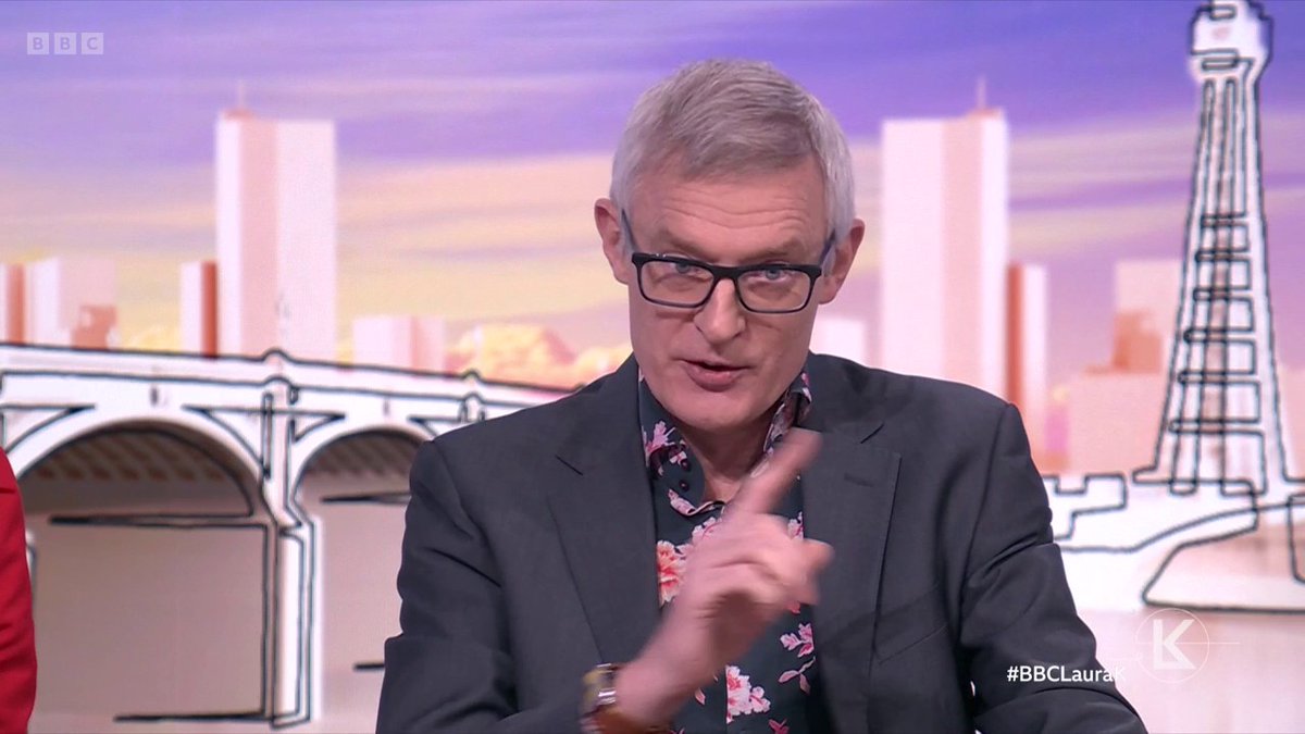 "The choice is placate him or fight him" Jeremy Vine says that the prime minister has to "get us out" of the situation caused by US President Donald Trump introducing tariffs on UK goods #BBCLauraK