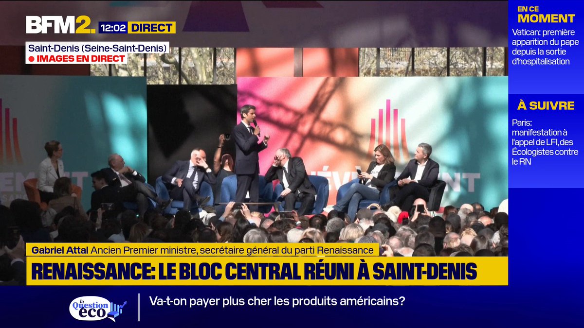 Gabriel Attal: "Nous assumons d’être un bloc central, mais ne nous contentons pas d’être un bloc"