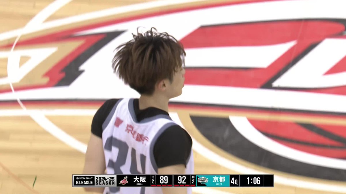 🗓4/6(日)18:05 🤝#大阪エヴェッサ 📍おおきにアリーナ舞洲 試合終了 京都 94-95 大阪 一時逆転も、リードを守り切ることはできず、悔しい連敗を喫しました。 ご声援ありがとうございました。 ▼試合配信( #バスケットLIVE ) #京都ハンナリーズ #共に登る