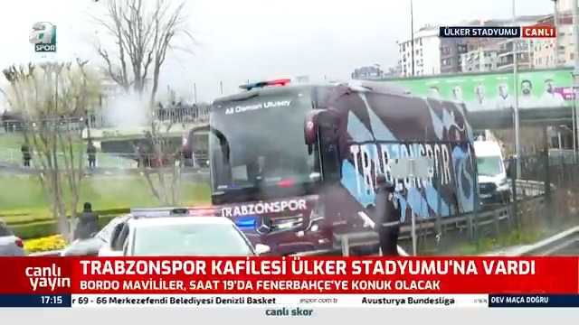 Trabzonspor kafilesi, Ülker Stadyumu’na vardı!