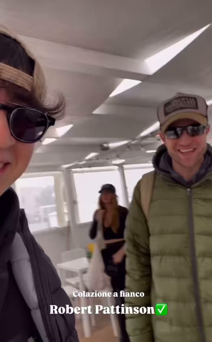 Robert Pattinson in Favignana