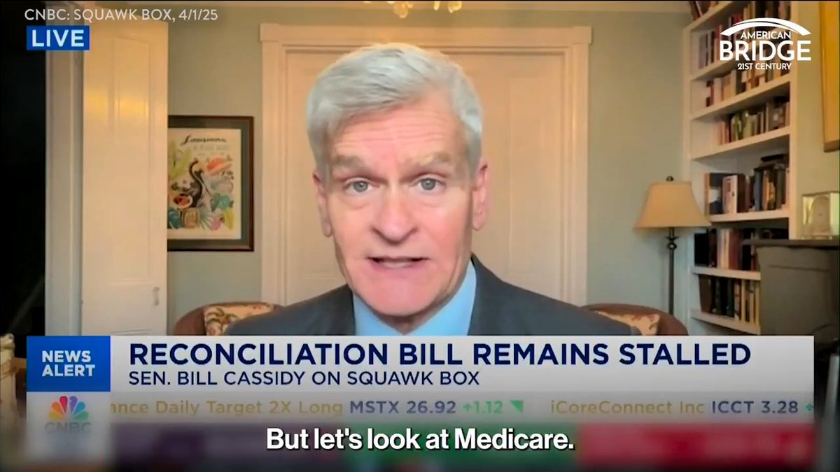 We still can’t get over the fact that Bill Cassidy actually let the truth slip: “Is there some way that we can CUT MEDICARE so that it's, excuse me, reform Medicare…” #LASen