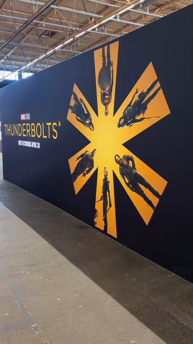 ‘THUNDERBOLTS*’ display at the FACTS convention. 🎥: Marvel Belgium