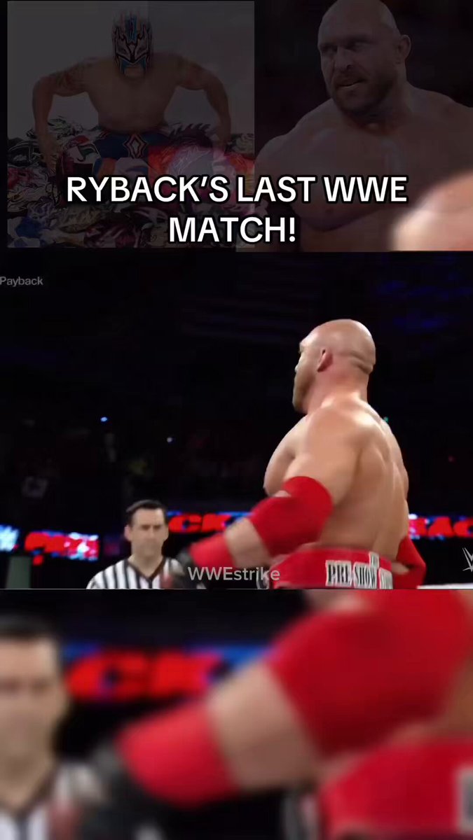 My last WWE match ever before walking out. Always wrestled HUNGRY 💪 👊