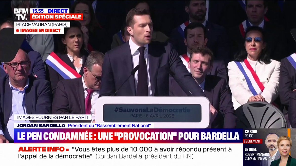 "Comment ne pas s'indigner": Jordan Bardella (RN) pointe du doigt les positions du syndicat de la magistrature