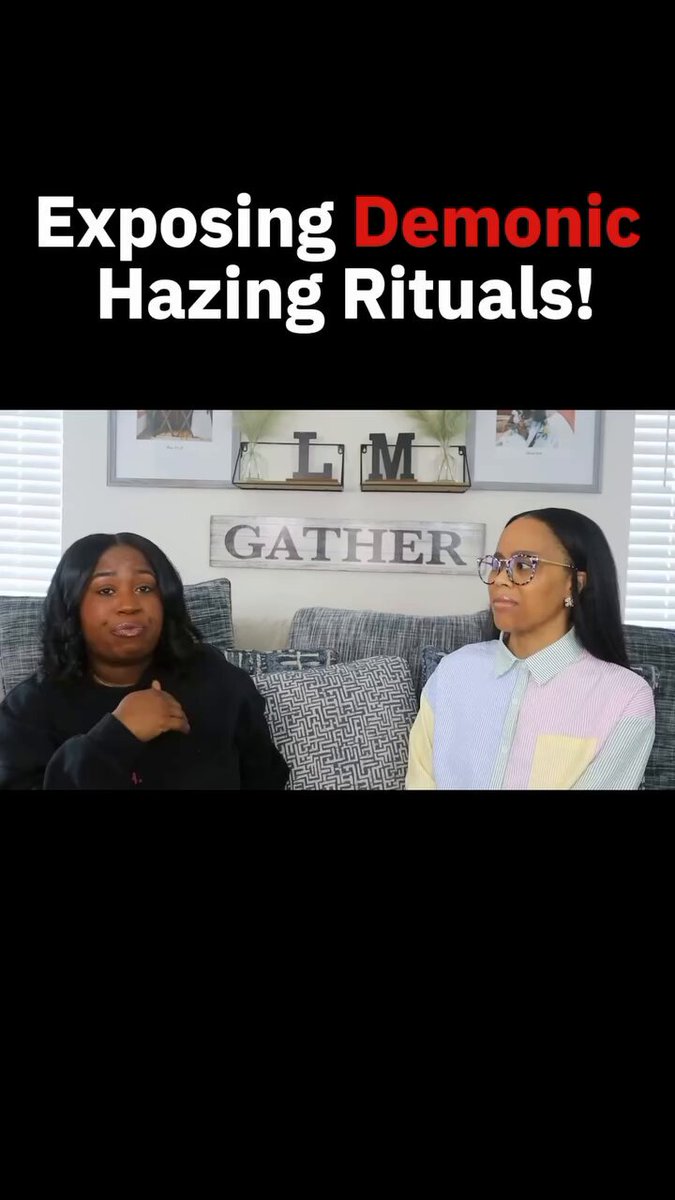This is a clip from my "Exposing Demonic Hazing Rituals" YouTube Video. The Lord is exposing the demonic hazing rituals in greek organizations through Malissa's Testimony. 18.2K Many have experienced the underground pledge process to become members into their organization (it might not have beeh exactly ally C like Malissa's process but it will STILL a 47 process). These pledge processes alone prove these organizations are not of God. THOUGHTS 💭 ⁉️