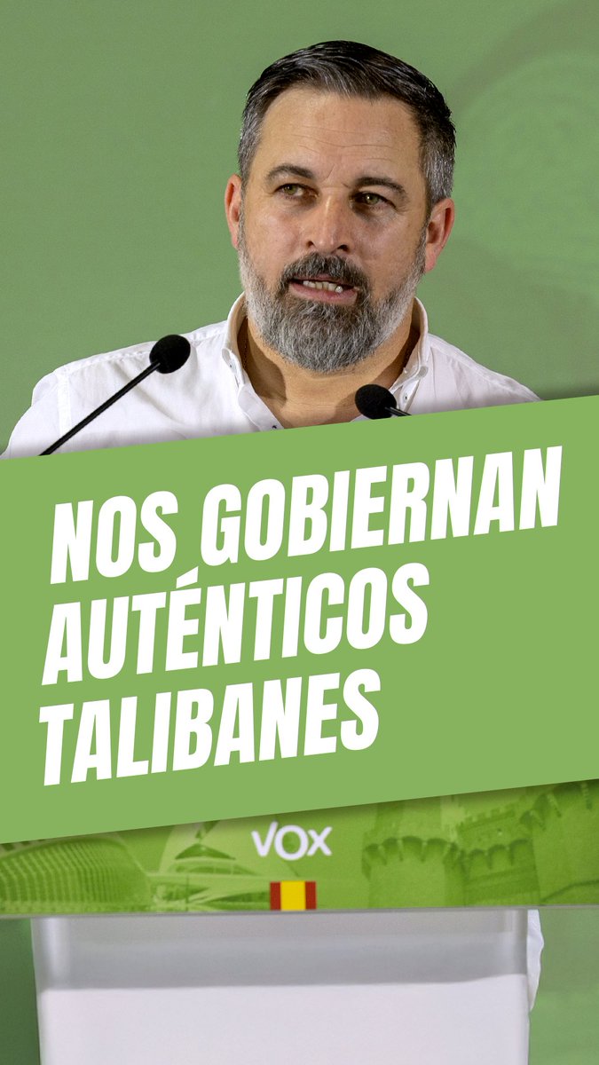NOS GOBIERNAN auténticos TALIBANES. Abren las puertas a la islamización de España mientras fantasean con derribar la Cruz más grande del mundo. Santiago Abascal 🇪🇸 ⬇️