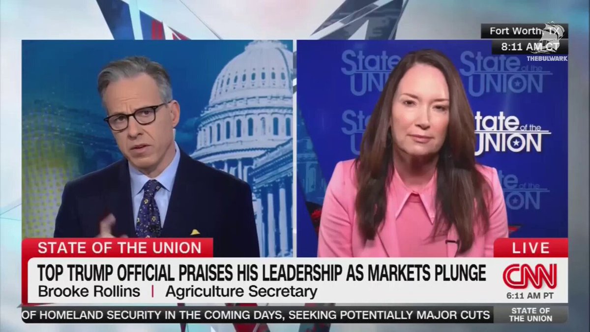 Brooke Rollins: "I have a lot of good friends at the American Enterprise Institute. I don't mean to throw all of them under the bus, but I will say AEI has never been a friend of the president. They have never been a friend of the America First agenda."