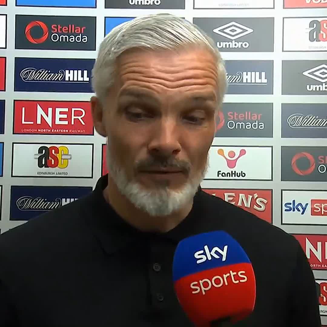 🍊 "We certainly won't give up the fight" Hear from Dundee United boss Jim Goodwin on the win at Hearts & the battle for a European place ⤵️