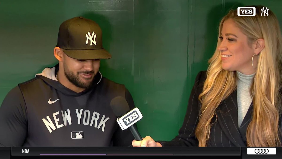Jasson Domínguez joins Meredith Marakovits to talk about the Yankees explosive offense and his start to the season. #YANKSonYES
