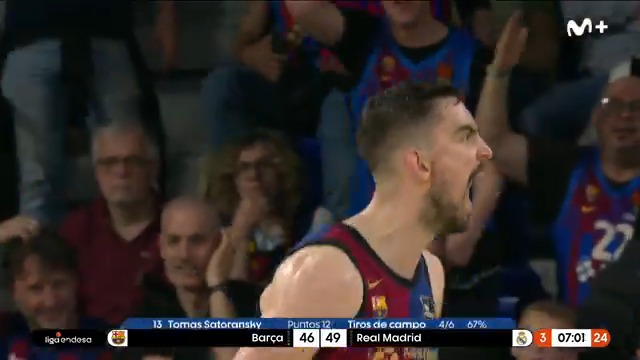 😳 ¡EL MATE DE LA JORNADA! La animalada de Satoransky. #LigaEndesa #GameDayMovistar
