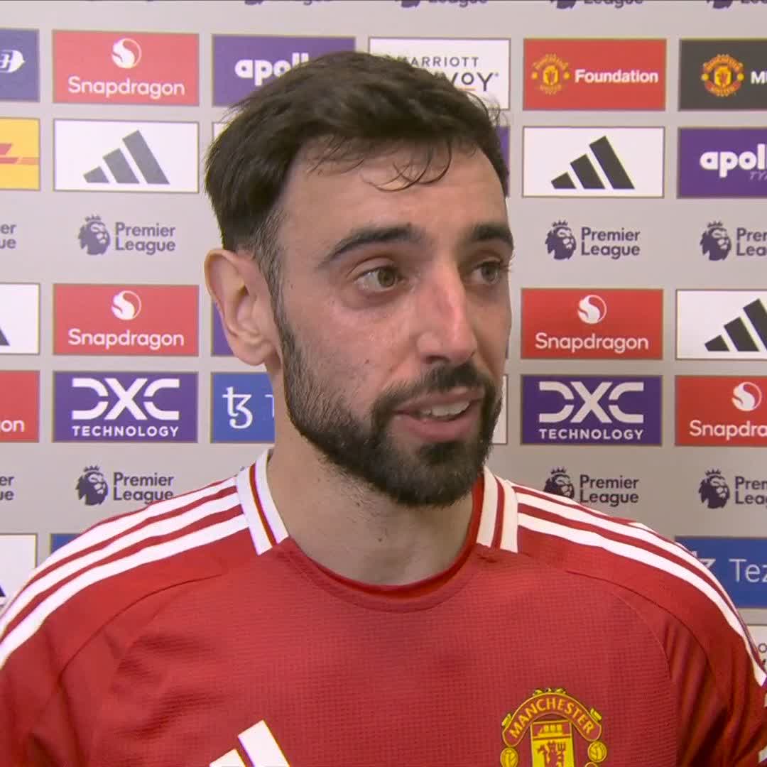 "If we keep on doing what we did today, we'll be close." Bruno Fernandes opens up on how far Manchester United are from winning a trophy 🏆