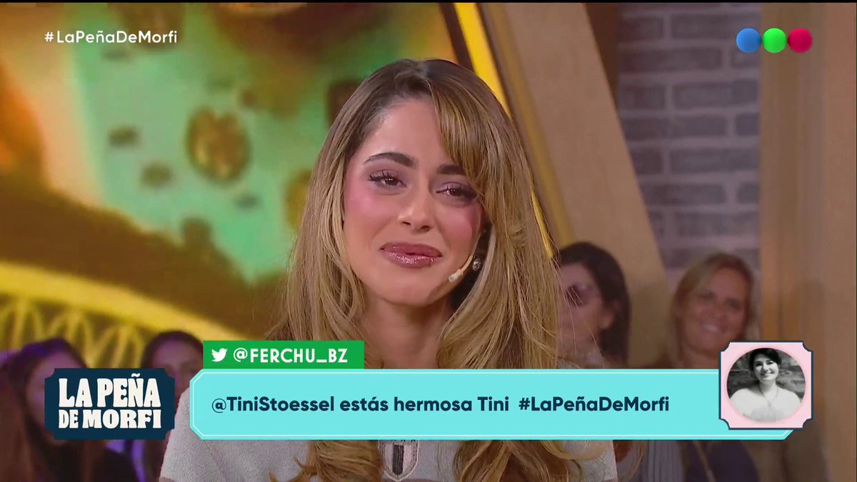 Pequeño homenaje de hacia TINI en #LaPenaDeMorfi 🥹