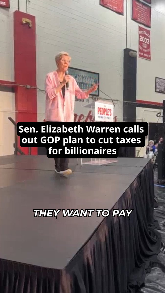 At town hall in Nashville, Senator Warren calls out the GOP plan to make the rich richer off the backs of working people.