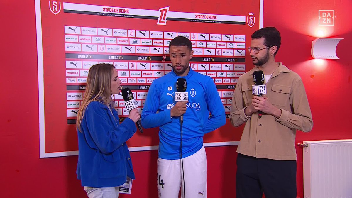 Yehvann Diouf est 𝗙𝗨𝗥𝗜𝗘𝗨𝗫 sur l’arbitrage de Clément Turpin pour Reims face à Strasbourg : « Chaque week-end on parle d’arbitrage, c’est pas normal ! […] 𝗖’𝗲𝘀𝘁 𝗱𝘂 𝗿𝘂𝗴𝗯𝘆, 𝗰𝗲 𝗻’𝗲𝘀𝘁 𝗽𝗮𝘀 𝗱𝘂 𝗳𝗼𝗼𝘁𝗯𝗮𝗹𝗹… » 😤 🎥 DAZN France