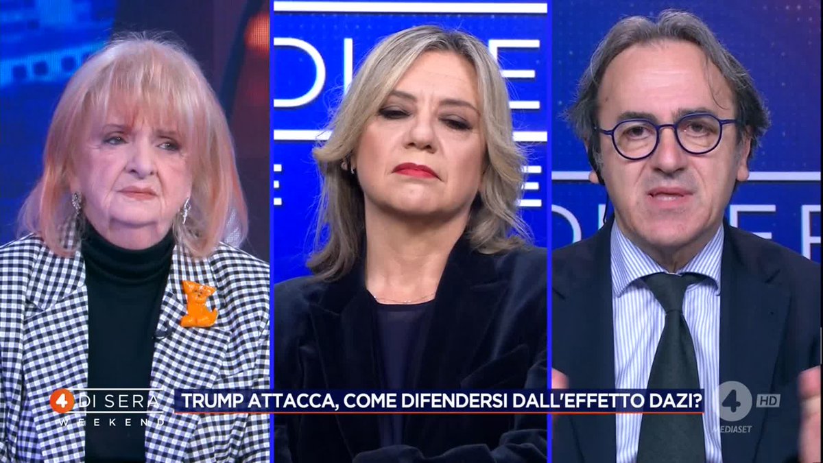 "Trump ha detto che il 2 aprile è stato il giorno della liberazione degli Usa, ma da cosa? Dai tortellni e dal Parmigiano Reggiano?" Angelo Bonelli interviene a #4disera Weekend