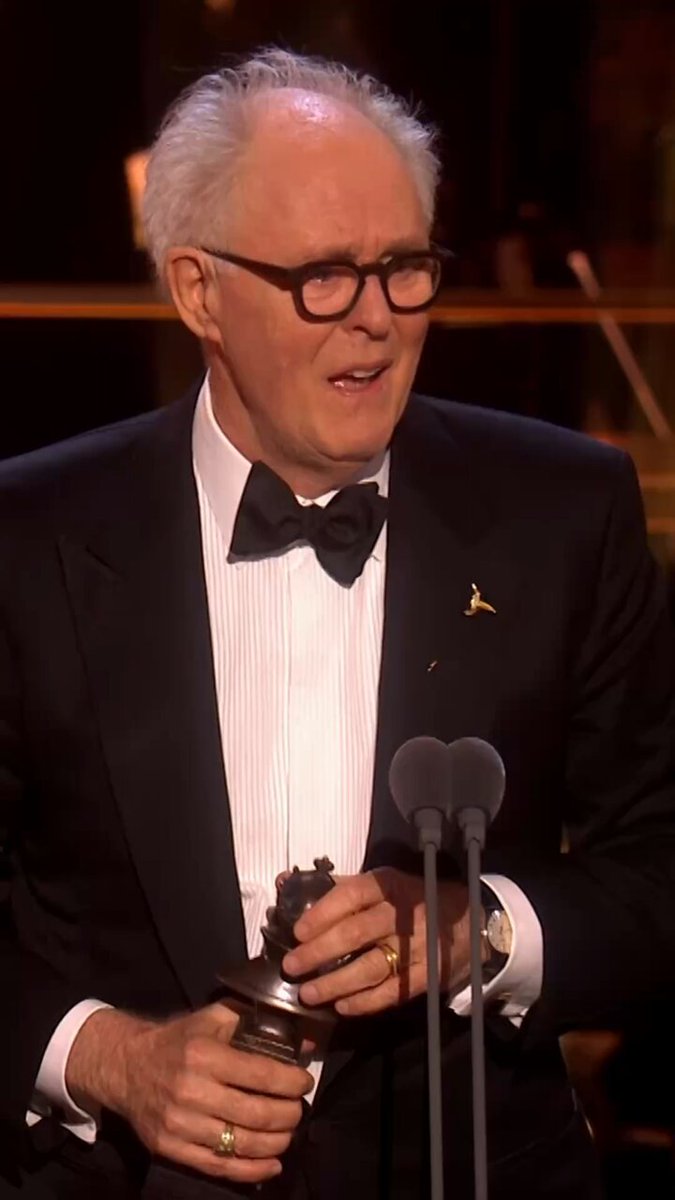 John Lithgow 🤝 Best Actor Watch the full highlights programme on ITV at 10.15pm or tune into Magic Radio from 8pm.